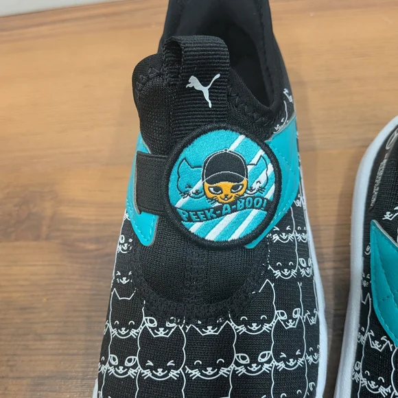 NWOT Puma Motorsport Mercedes AMG- Petronas Unisex Kids Patterned Sneakers - Picture 5 of 9